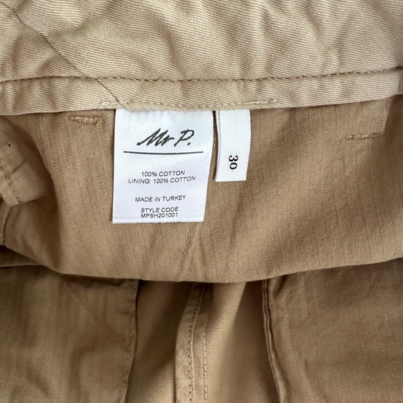 Mr. P • Straight-Leg Garment-Dyed Cotton-Twill Bermuda Shorts - Picture 6 of 7